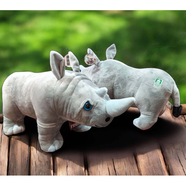 ตุ๊กตาแรด กอหญ้า ขนาด  8x7x15 นิ้ว