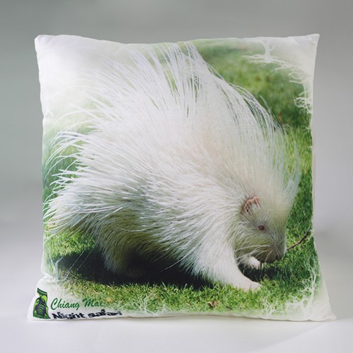 Hedgehog pattern pillow