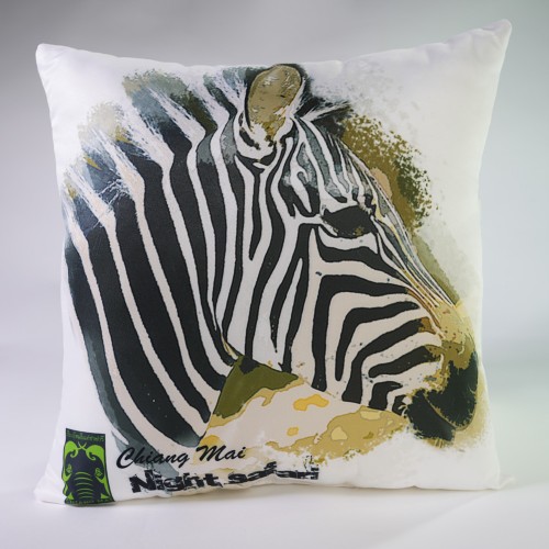 zebra pattern pillow